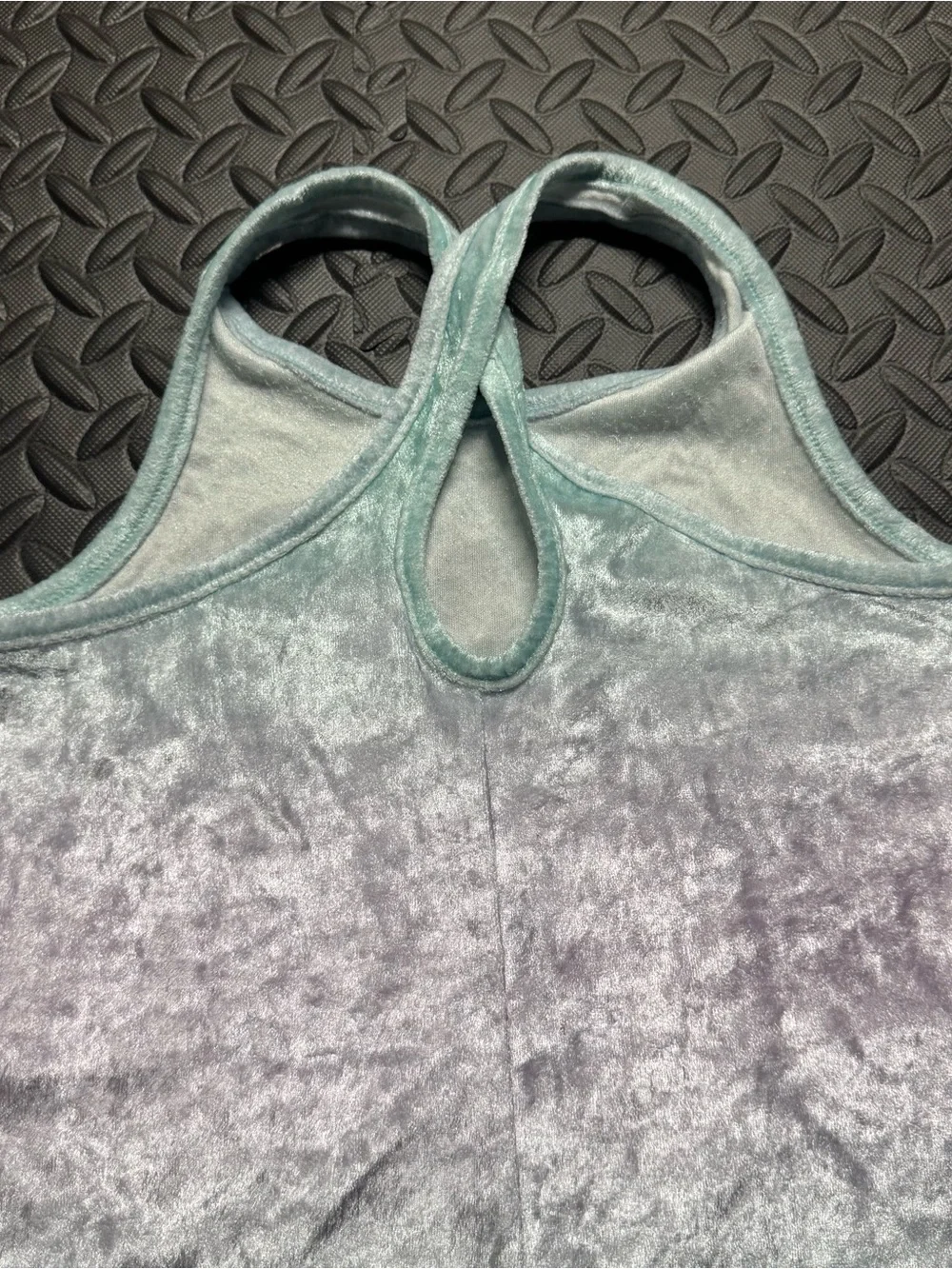 Dream Big Girls Velour Lounge Set Mint Lavender Tank & Joggers Size 10/12